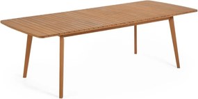 Hanzel eukaliptuszfa kerti bővíthető étkezőasztal - Kave Home