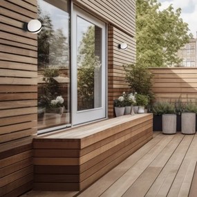 Kültéri fali lámpa CIRCULO 1xE27/40W/230V IP44