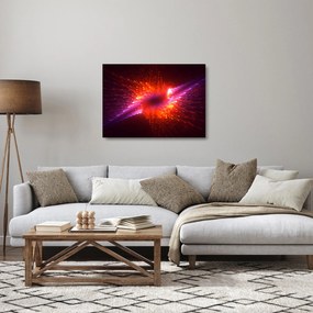 Modern tüskés absztrakció képe (üvegen) (70x50 cm)