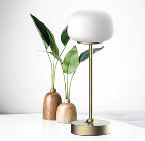 LED érintős asztali lámpa RIMINI LED/2W/5V USB 2000 mAh arany/fehér