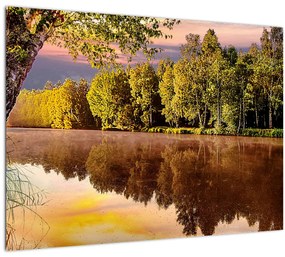 Kép - A folyón túl (üvegen) (70x50 cm)