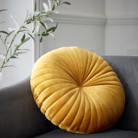 Bársony díszpárna ø 40 cm Round Soft Touch – Catherine Lansfield