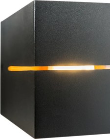 4 darabos intelligens fali lámpa szett fekete arannyal 9,7 cm WiFi G9-el - Transfer Groove