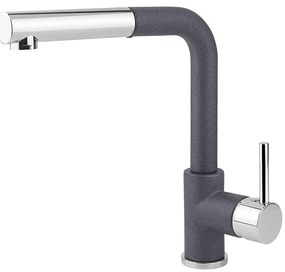 Concept BDG4527DG - mosogató csaptelep kihúzható zuhanyfejjel, 26,9 cm, gránit/sötétszürke