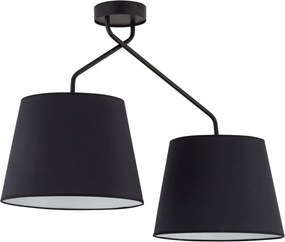 SIGMA LIGHTING 32115 LIZBONA Ernyős Mennyezeti Lámpa Fehér, Fekete E27 IP20