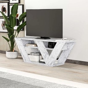 TV szekrény Pipralla - Carrara Marble