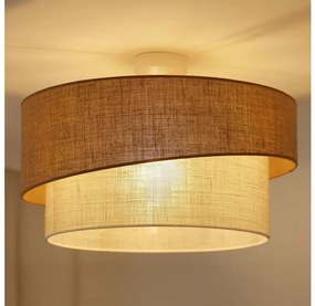 Brilagi SHINE lógó mennyezeti lámpa 1xE27/15W/230V, 50 cm, bézs/krém