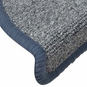 30 db világoskék és kék félkör alakú lépcsőszőnyeg 56 x 17 x 3 cm