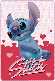 Disney Lilo és Stitch, A csillagkutya Kiss polár takaró 100x150cm