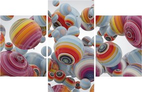 Festett gömbök képe (90x60 cm)