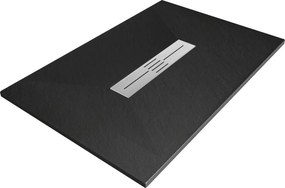 Mexen Toro SMC téglalap alakú zuhanytálca 100 x 90 cm, fekete - 43709010