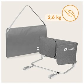 Lionelo - Biztonsági ágy korlát LORA XL söt. szürke