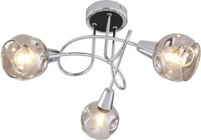 Beltéri mennyezeti lámpa e14 3x40w króm tamara