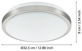 Eglo 96033 - LED Mennyezeti lámpa COMPETA 1 LED/22W/230V
