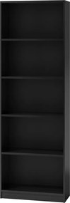 R40 polcos szekrény, fekete