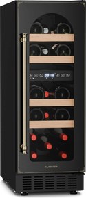 Klarstein Vinovilla Victoria 17 Built-In Duo Vilhelmine Edition, borhűtő, 17 palack, üvegajtó
