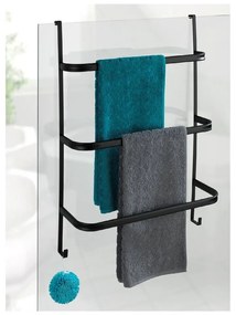 Towel Holder Black fekete törölközőtartó, 21 x 54 cm - Wenko