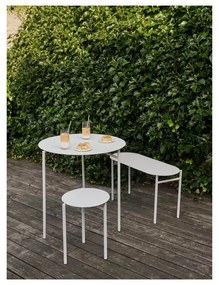 Fehér fém ülőke Disc – Zone