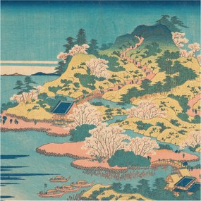 Fotótapéta Falra az előszoba konyhájába Japán táj 250x250 Ragasztó