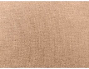 Világos rózsaszín kárpitozott franciaágy ágyráccsal 160x200 cm Kumo – Bobochic Paris