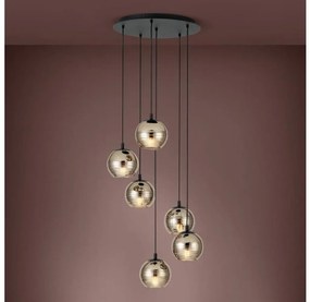 Eglo 39687 - Csillár zsinóron LEMORIETA 6xE27/40W/230V