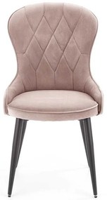 Rilla étkezőszék, bézs / fekete