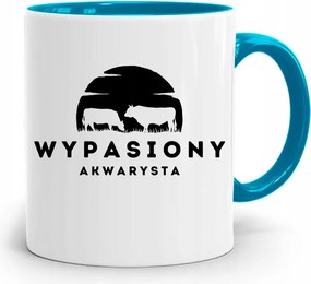 Akvarista Bögre Kék Születésnapi Ajándék fényképes nyomtatással