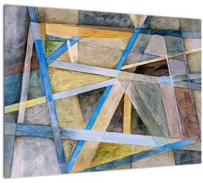 Kép - Absztrakció (üvegen) (70x50 cm)