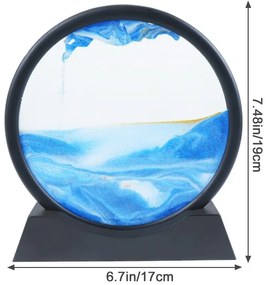 Homokóra kép kék homokkal