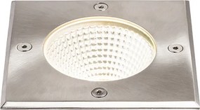 RENDL RIZZ SQ 125 rozsdamentes acél 230V LED 7W 41° IP67 3000K