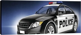 Vászonkép 145x45 Rendőrautó járőr rendőrség autó modern gyors biztonság