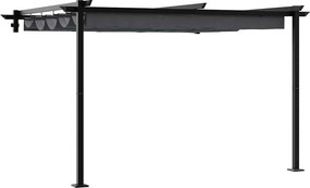 vidaXL Pavilon Antracit 300 x 300 x 200 cm Poliészter