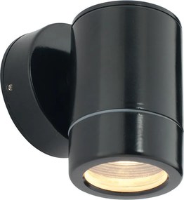 ENDON ST5009BK ODYSSEY Modern Kültéri Fali Lámpa Fekete, Átlátszó GU10 IP44