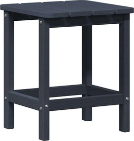 vidaXL Oldal asztal Sötétkék 38 x 38 x 46 cm Polietilén