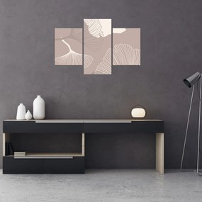 Kép - Bézs színű levelek N⁰1 (90x60 cm)