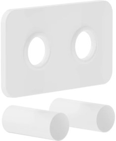 Mexen Uni-Term S dupla radiátorburkolat készlet, fehér - W910-000-20