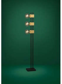 Eglo 390194 - Állólámpa LEVANTARA 3xE27/40W/230V fekete/barna