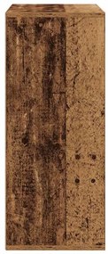 könyvszekrény antik fa 60x30x71,5 cm szerelt fa