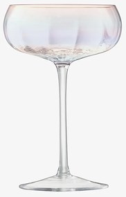 Široká sklenice na šampaňské Pearl, 300 ml, perleťová, set 4ks - LSA International