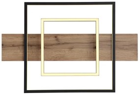 Globo 67289D - VANNI LED fényerőszabályozható mennyezeti lámpatest LED/24W/230V barna/fekete