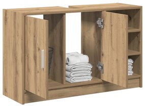 Mosogató Szekrény Kézműves tölgy 90x29x55 cm Összeszerelt Fa
