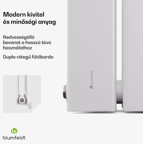 Blumfeldt Ontario radiátor 180x45 Teljesítmény 1364 W