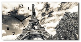 Négyszögletes üvegóra vízszintesen Párizsi eiffel-torony pl_zsp_60x30_f_57669652