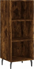 vidaXL sonoma tölgy színű szerelt fa tálalószekrény 34,5x32,5x90 cm