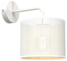 Luminex Fali lámpa LOFT SHADE 1xE27/60W/230V fehér/arany LU5259