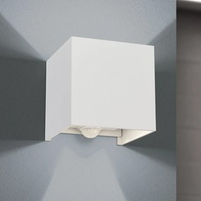 ORION-AL 11-1314 Cube-s modern kültéri fali lámpa mozgásérzékelővel 1x13W 700Lm 3000K IP54