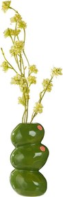 OLIVES kerámia váza 17 cm