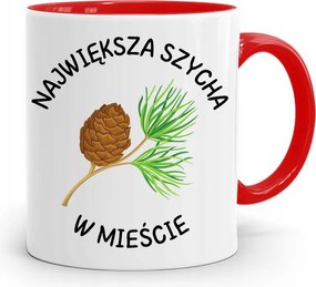 Bögre Piros Vicces Legnagyobb Nagyágyú nyomott mintával