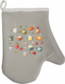 Konyhai kesztyű Twist EMI, Fekete