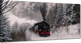 Vászonkép 60x30 Mozdony
